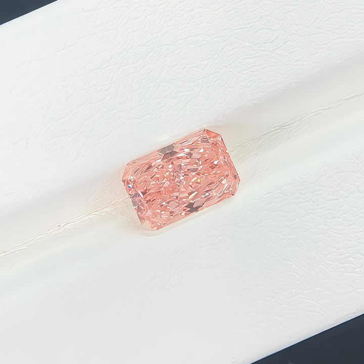 DovEggs 1.07ct radiant fancy intense pink VS2-LAB GROWN DIAMOND-EV784667446