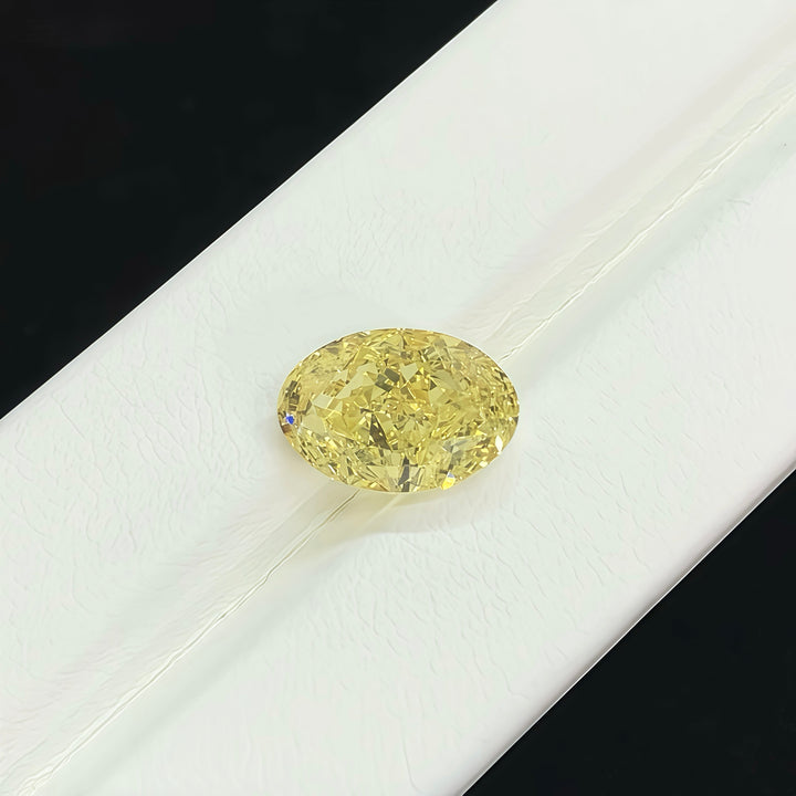 DovEggs 4.05ct oval fancy vivid yellow VS2-LAB GROWN DIAMOND-EVD698549919