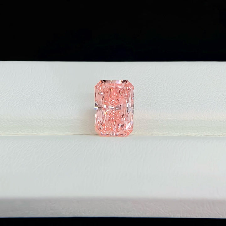 DovEggs 2.58ct radiant fancy vivid pink VVS2-LAB GROWN DIAMOND-EVD764665807