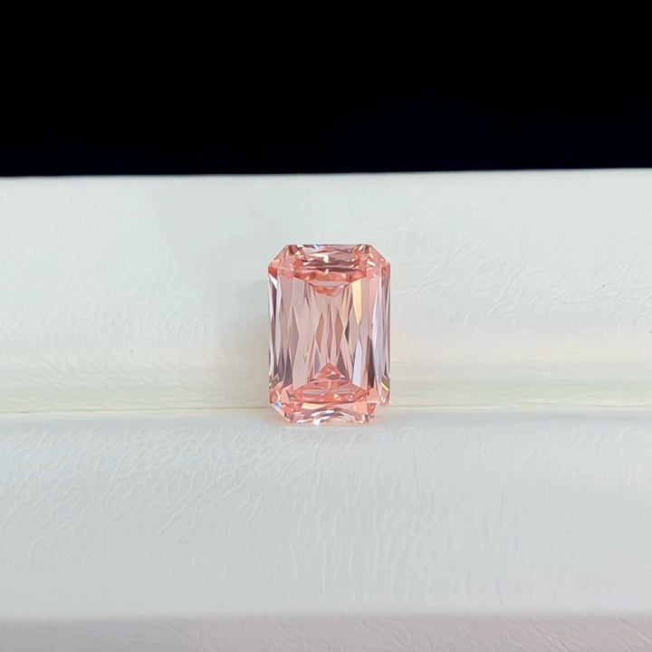 DovEggs 3.08ct radiant fancy vivid pink VVS2-LAB GROWN DIAMOND-EVD723539529