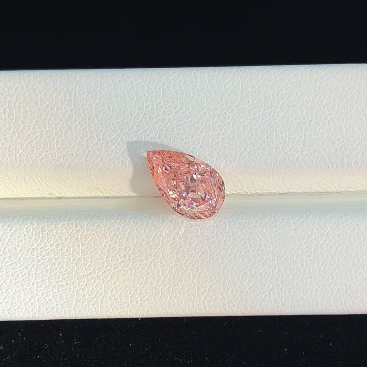 DovEggs 1.79ct pear fancy vivid pink VS1-LAB GROWN DIAMOND-EVD715536414