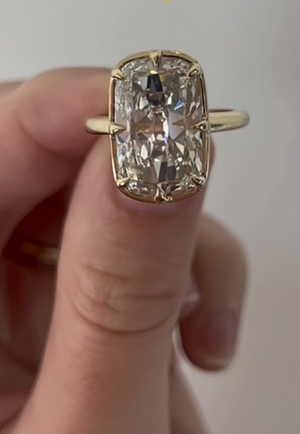 Group Order solitaire brilliant all shape all color available moissanite/colored gem engagement ring
