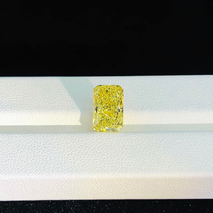 DovEggs 2.56ct radiant fancy vivid yellow VS2-LAB GROWN DIAMOND-EV625488138