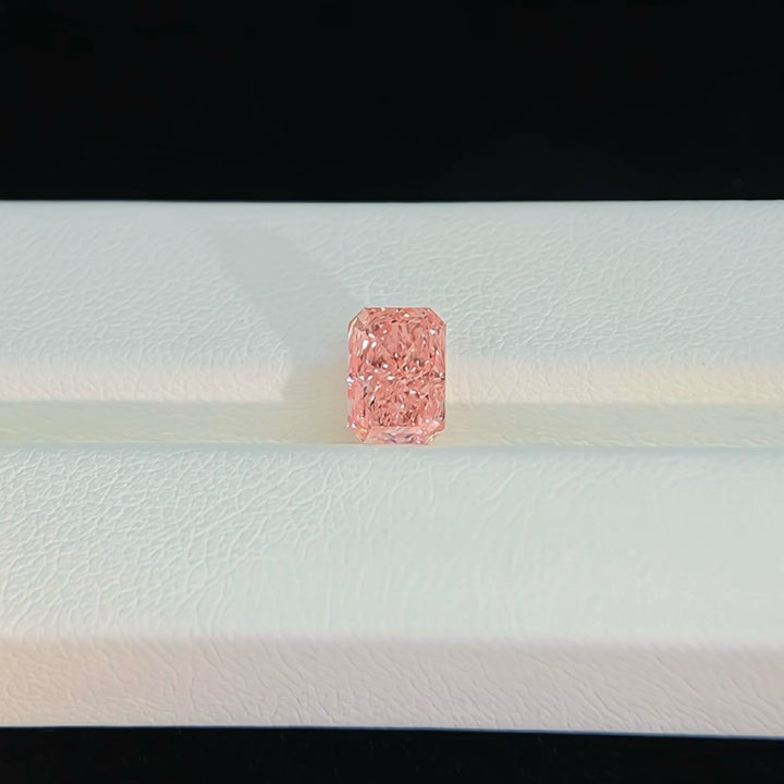 DovEggs 1.04ct radiant fancy intense pink VVS2-LAB GROWN DIAMOND-EVD803617476