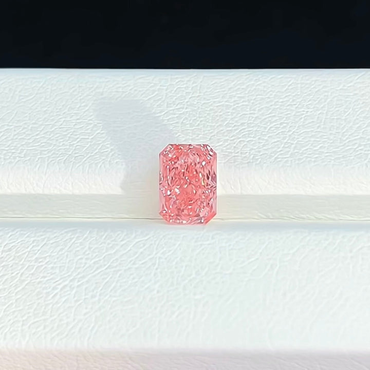 DovEggs 1.17ct radiant fancy vivid pink VVS2-LAB GROWN DIAMOND-EVD803617473