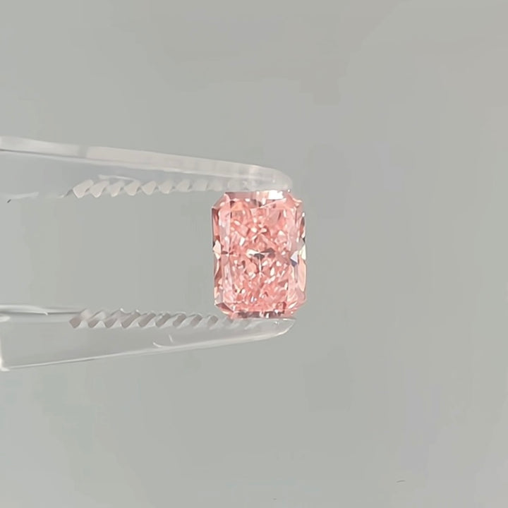 DovEggs 1.37ct radiant fancy intense pink VS1-LAB GROWN DIAMOND-EVD803617471