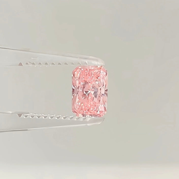 DovEggs 1.48ct radiant fancy intense pink VVS2-LAB GROWN DIAMOND-EVD803617466