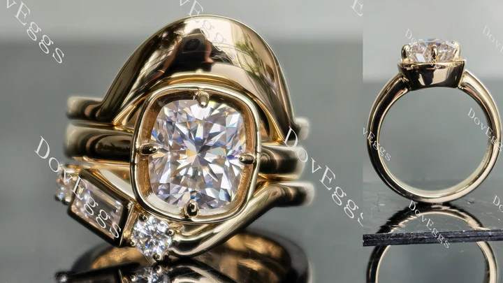 Doveggs solitaire engagement ring only semi-mount only(Exclusively to DovEggs Stones) - DovEggs-Seattle