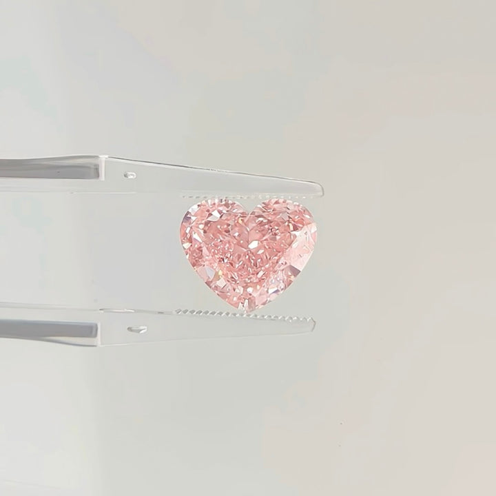 DovEggs 5.11ct heart fancy vivid pink VS1-LAB GROWN DIAMOND-EVD806631298