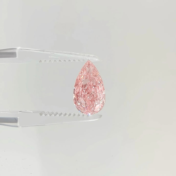 DovEggs 2.33ct pear fancy vivid pink VS1-LAB GROWN DIAMOND-EVD728570619