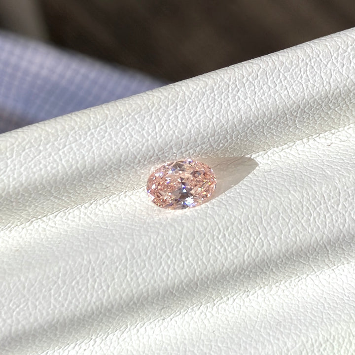 DovEggs 0.63ct oval fancy vivid pink VS1-LAB GROWN DIAMOND-EVD6206017108