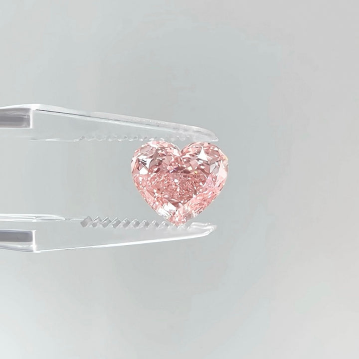 DovEggs 3.00ct heart fancy vivid pink VS2-LAB GROWN DIAMOND-EVD788645487