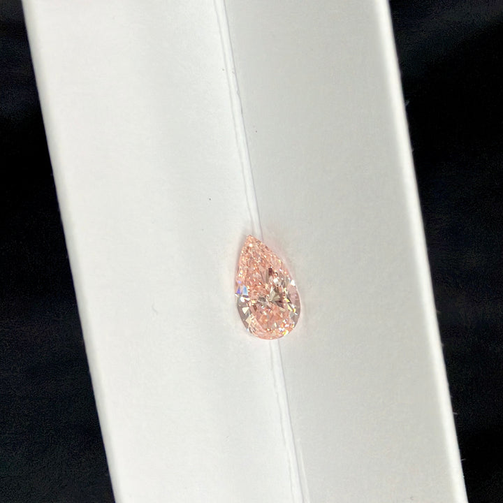 DovEggs 0.99ct pear fancy intense pink VS1-LAB GROWN DIAMOND-EVD6206017229