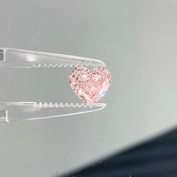 DovEggs 1.63ct heart fancy vivid pink VVS2-LAB GROWN DIAMOND-EVD800645911