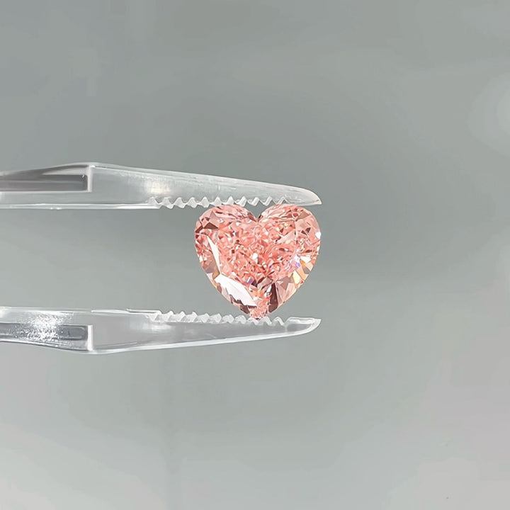 DovEggs 3.61ct heart fancy vivid pink VVS2-LAB GROWN DIAMOND-EVD712564809