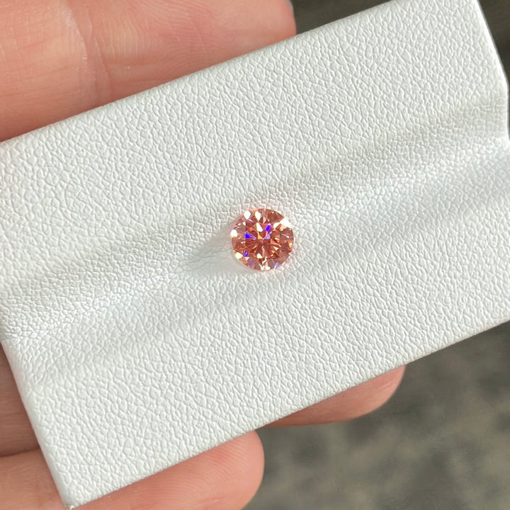 DovEggs 0.68ct round fancy intense pink VS1-LAB GROWN DIAMOND-EVD6206017287