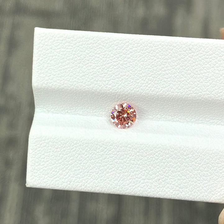 DovEggs 0.50ct round fancy intense pink VS2-LAB GROWN DIAMOND-EVD6206017286