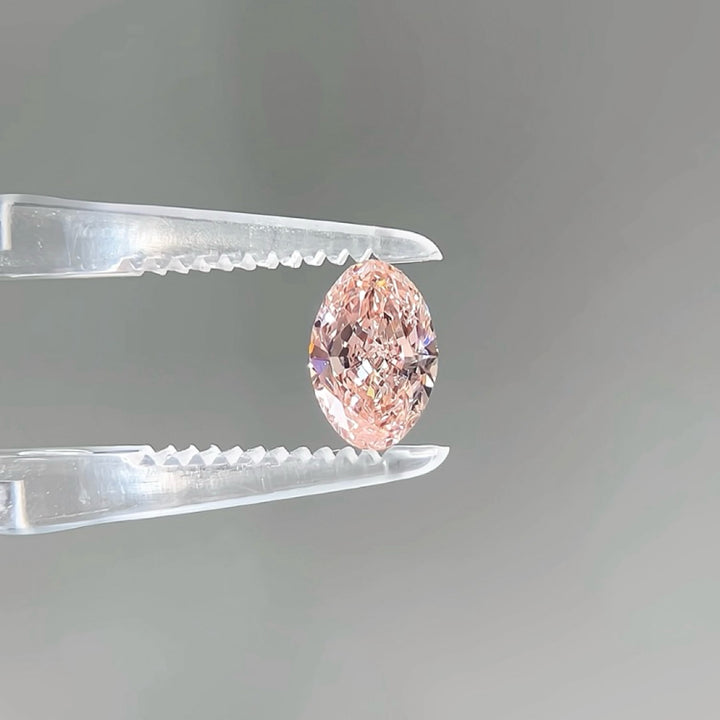DovEggs 1.13ct oval fancy intense pink VS1-LAB GROWN DIAMOND-EVD810614827