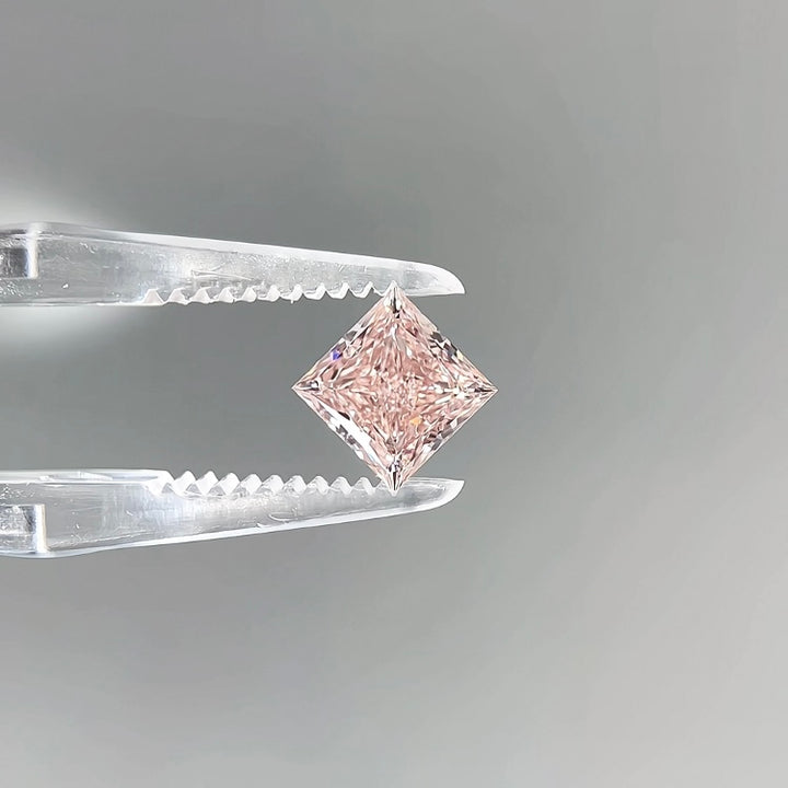 DovEggs 1.52ct princess fancy intense pink VS1-LAB GROWN DIAMOND-EVD810614798