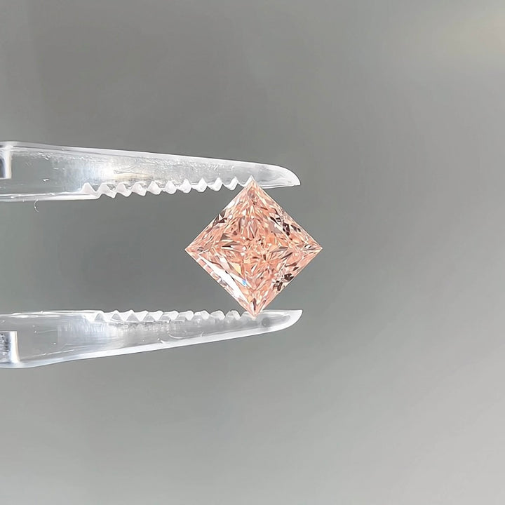 DovEggs 1.39ct princess fancy intense pink VS1-LAB GROWN DIAMOND-EVD810614799