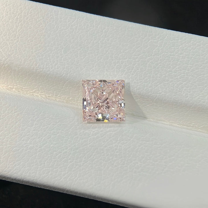 DovEggs 1.58ct princess fancy intense pink VS1-LAB GROWN DIAMOND-EVD6207018464