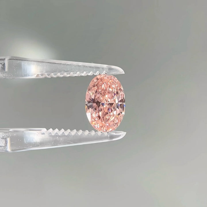 DovEggs 1.43ct oval fancy intense pink VS1-LAB GROWN DIAMOND-EVD810614822