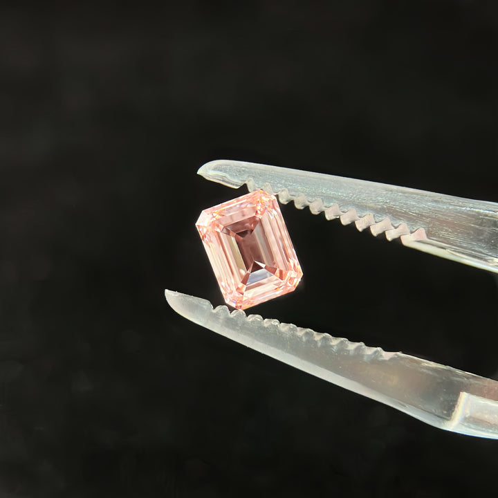 DovEggs 1.00ct emerald fancy intense pink VS1-LAB GROWN DIAMOND-EVD6206017210