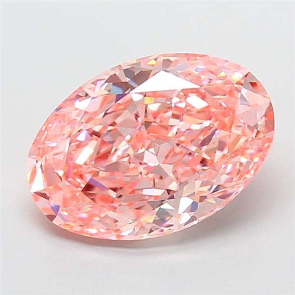 DovEggs 3.75ct oval fancy vivid pink VVS2-LAB GROWN DIAMOND-EVD801683162