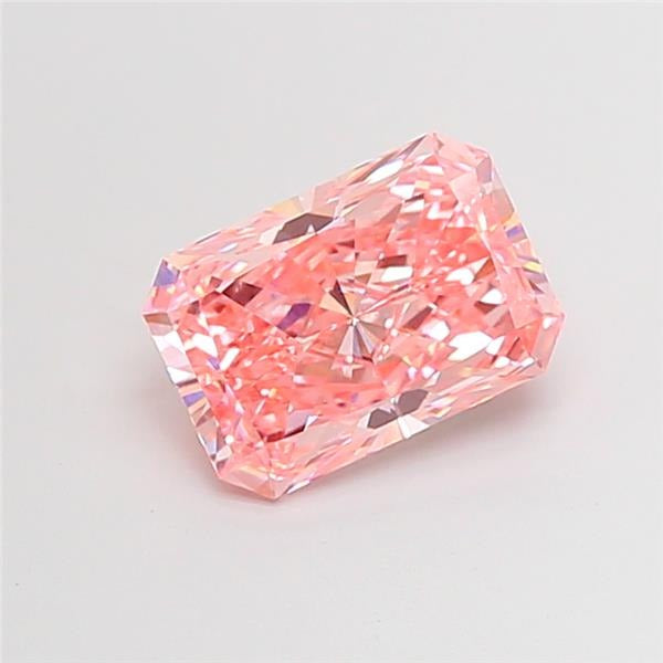 DovEggs 3.06ct radiant fancy vivid pink VS1-LAB GROWN DIAMOND-EVD819261522
