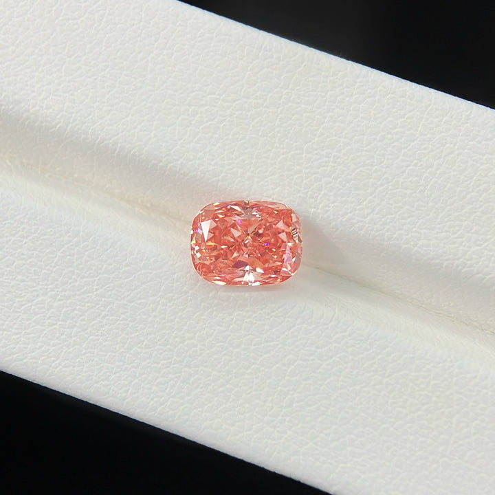 DovEggs 1.40ct cushion fancy vivid pink VS1-LAB GROWN DIAMOND-EVD6206017281