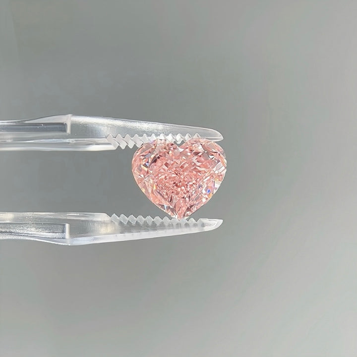 DovEggs 5.01ct heart fancy vivid pink VS1-LAB GROWN DIAMOND-EVD788645440