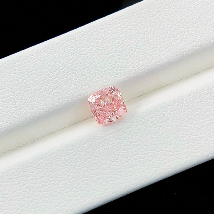 DovEggs 1.10ct cushion fancy vivid pink VVS1-LAB GROWN DIAMOND-EVD6207018447