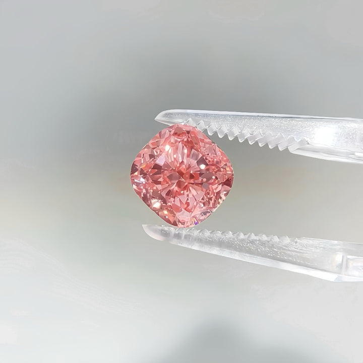 DovEggs 3.50ct cushion fancy vivid pink VS1-LAB GROWN DIAMOND-CP705522237