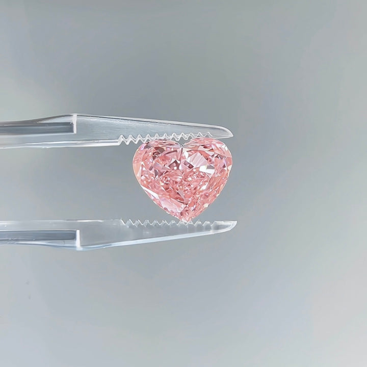 DovEggs 5.02ct heart fancy vivid pink VS1-LAB GROWN DIAMOND-EVD811644205