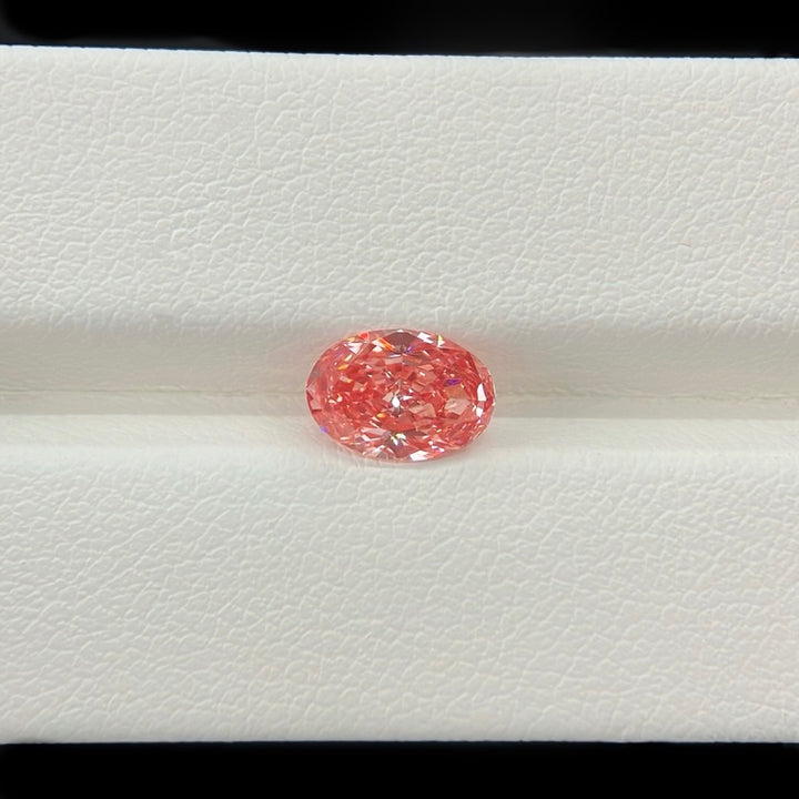 DovEggs 1.08ct oval fancy vivid pink VS2-LAB GROWN DIAMOND-EVD6206017271