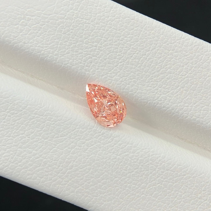 DovEggs 0.74ct pear fancy vivid pink VVS2-LAB GROWN DIAMOND-EVD6206017113