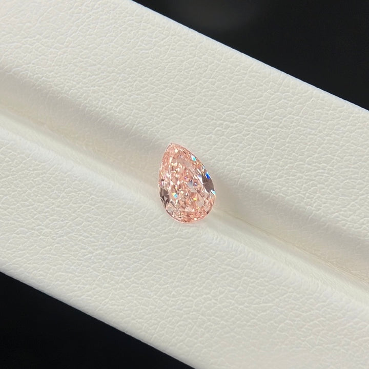 DovEggs 0.75ct pear fancy vivid pink VVS2-LAB GROWN DIAMOND-EVD6206017114
