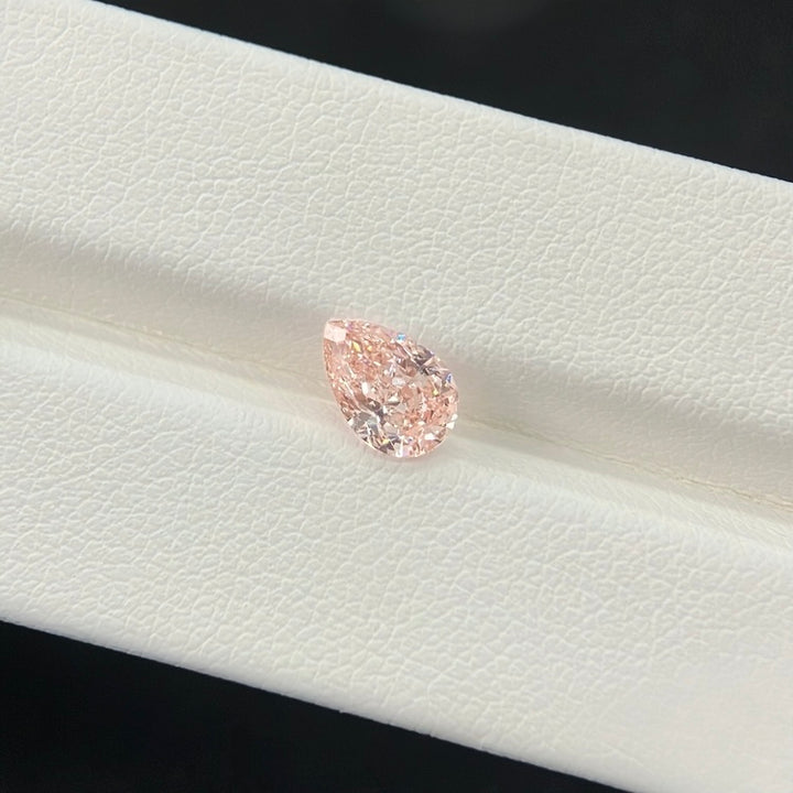 DovEggs 0.91ct pear fancy vivid pink VS1-LAB GROWN DIAMOND-EVD6206017122