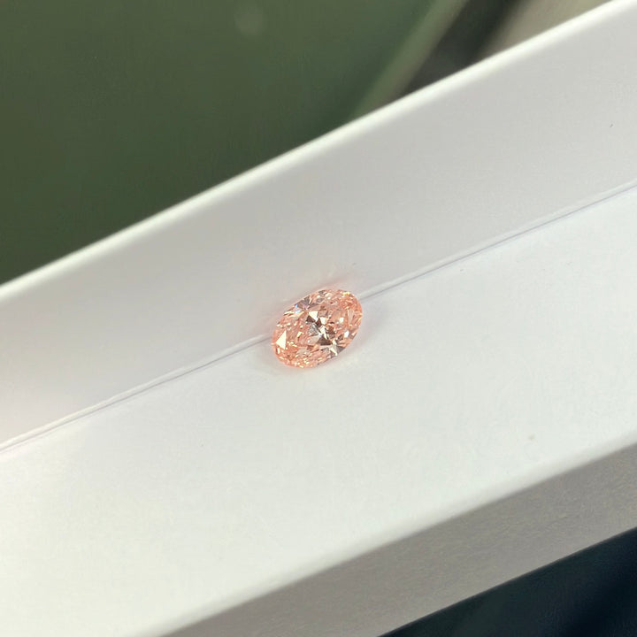 DovEggs 0.64ct oval fancy vivid pink VVS2-LAB GROWN DIAMOND-EVD6206017110