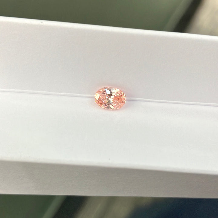 DovEggs 0.71ct oval fancy vivid pink VVS2-LAB GROWN DIAMOND-EVD6206017104