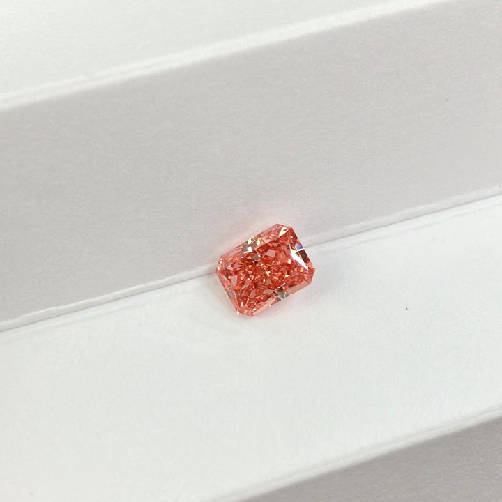 DovEggs 1.27ct radiant fancy vivid pink VVS2-LAB GROWN DIAMOND-EVD6206017269