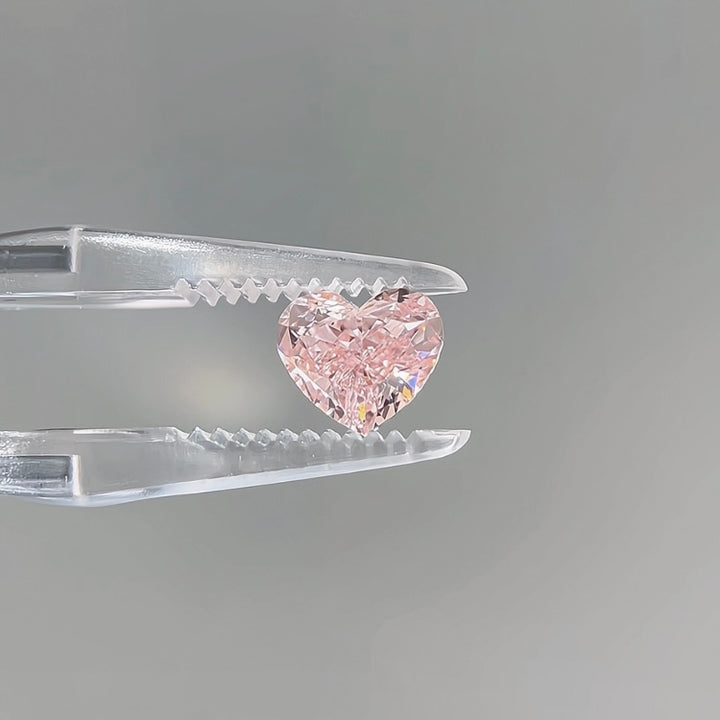 DovEggs 2.01ct heart fancy vivid pink VS2-LAB GROWN DIAMOND-EVD803614330