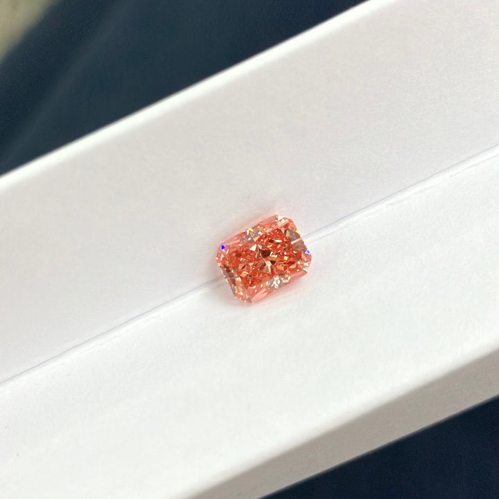 DovEggs 1.17ct radiant fancy vivid pink VS2-LAB GROWN DIAMOND-EVD6206017277