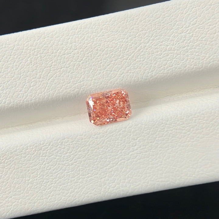 DovEggs 1.10ct radiant fancy vivid pink SI1-LAB GROWN DIAMOND-EVD6206017264