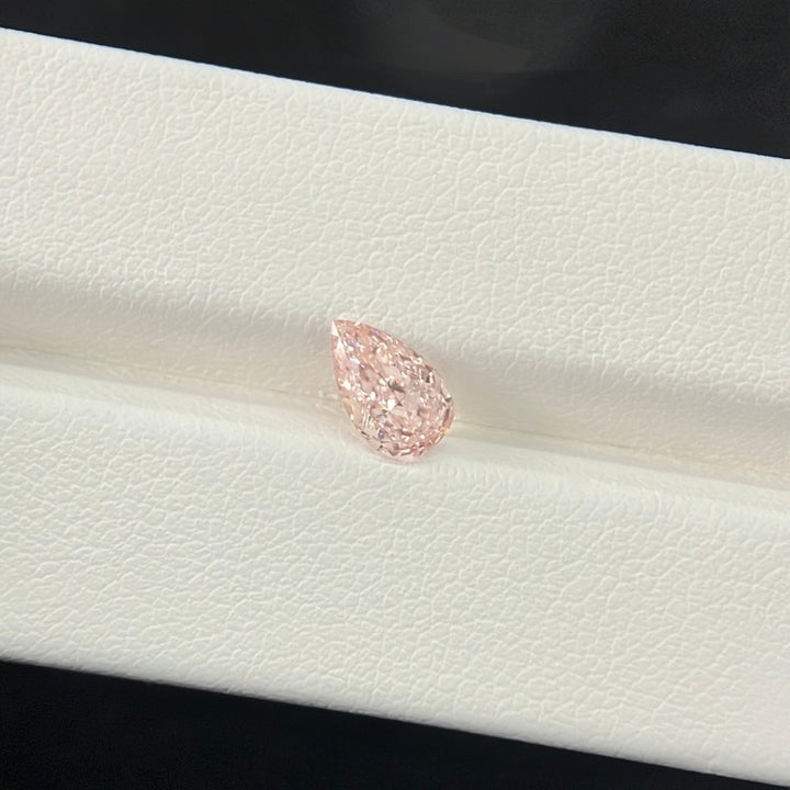 DovEggs 0.64ct pear fancy vivid pink VS1-LAB GROWN DIAMOND-EVD6206017112