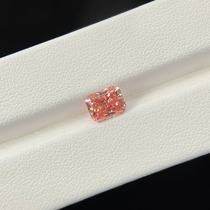 DovEggs 1.16ct radiant fancy vivid pink VS2-LAB GROWN DIAMOND-EVD6206017262
