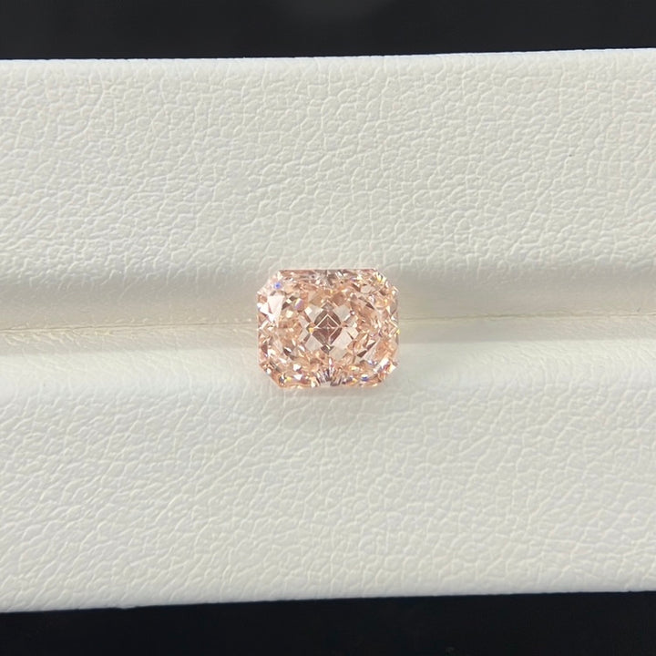 DovEggs 1.56ct radiant fancy vivid pink VS1-LAB GROWN DIAMOND-EVD6207018445