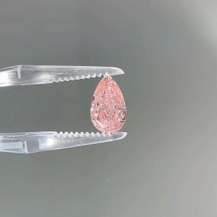 DovEggs 2.06ct pear fancy vivid pink VVS2-LAB GROWN DIAMOND-EVD821607967