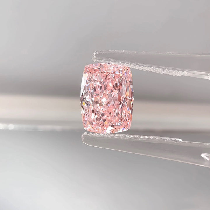 DovEggs 2.15ct cushion fancy vivid pink VS1-LAB GROWN DIAMOND-EVD807612604