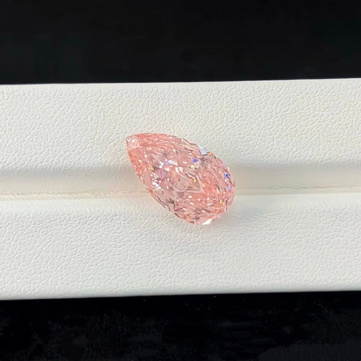 DovEggs 7.00ct pear fancy vivid pink VS1-LAB GROWN DIAMOND-EVD809685096